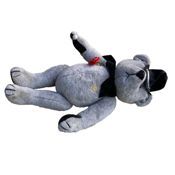 Handmade BALLARD BAINES BEAR CO Dorian Gray Bear Plush Jointed Posable 1990's - Picture 4 of 11